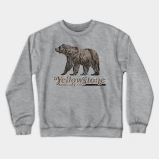 Vintage yellowstone national park Crewneck Sweatshirt